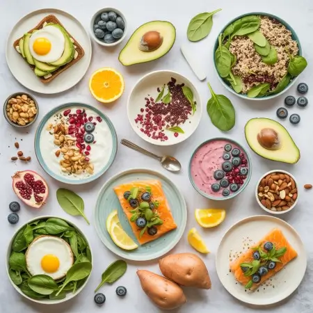 Different Images of fertility boosting recipes