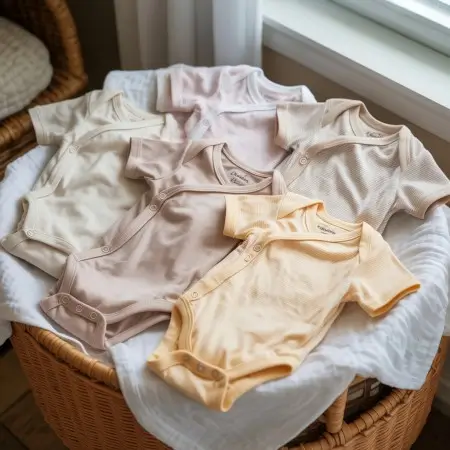 Soft Cotton Onesies (6-8)