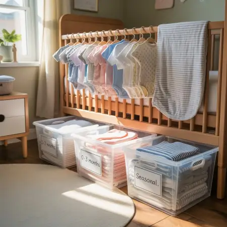 Under Crib Storage Bins