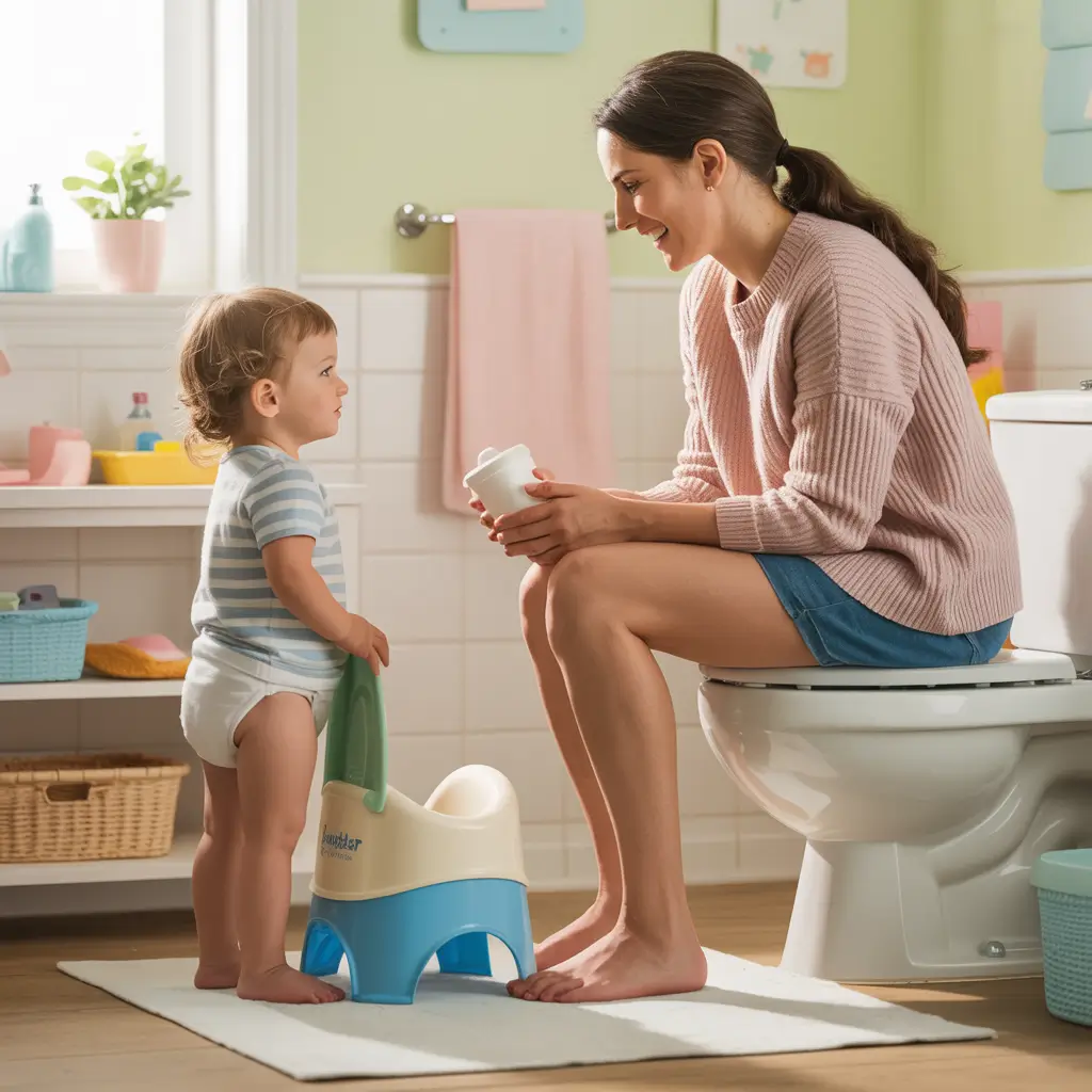 toddler see you use the bathroom