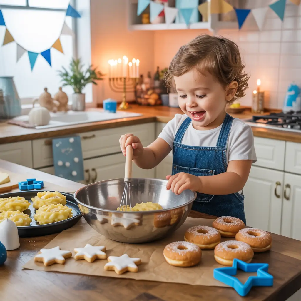 Toddler Cooking Simple Hanukkah Treats