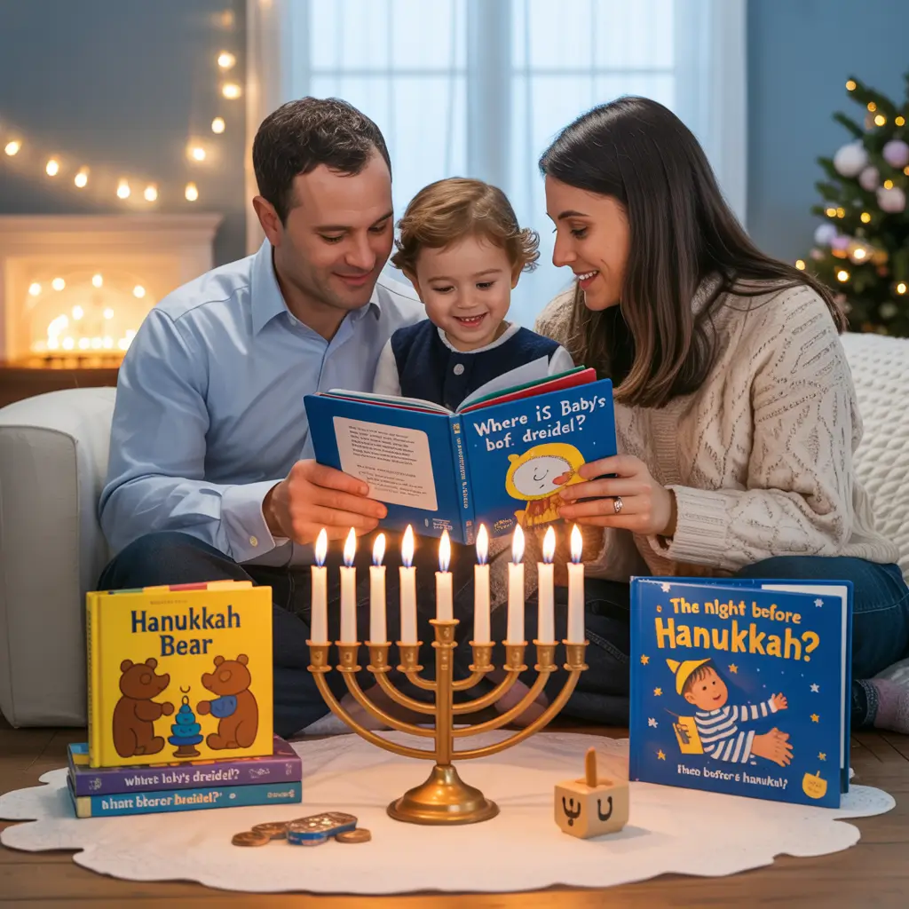Reading Hanukkah Books Together